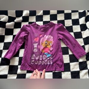 2T Purple Long-Sleeve Girls' Top